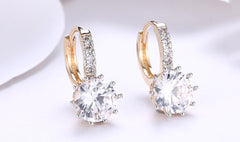 Gold Starburst Earrings