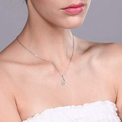 Morganite Infinity Necklace