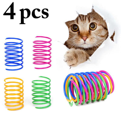 Cat Colorful Spring Toys