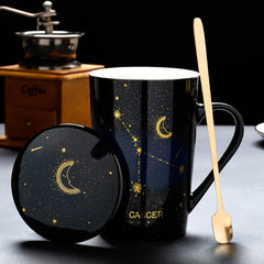 12 Constellations Creative Mugs With Spoon