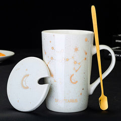12 Constellations Creative Mugs With Spoon