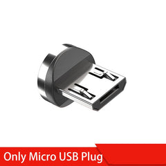 Magnetic Cable For Micro, USB Type C, and IOS Charger Fast Charging