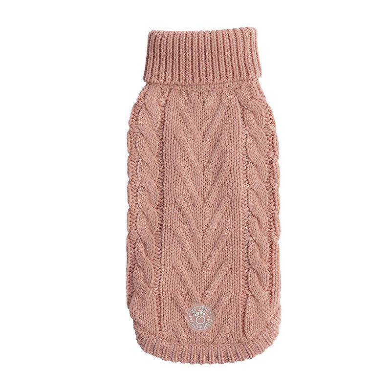 Snuggly Chalet Pet Sweater - Pink