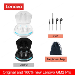Lenovo GM2 Pro 5.3 Original Earphone Bluetooth Wireless Earbuds Low Latency Headphones HD Call Dual Mode Gaming Headset With Mic